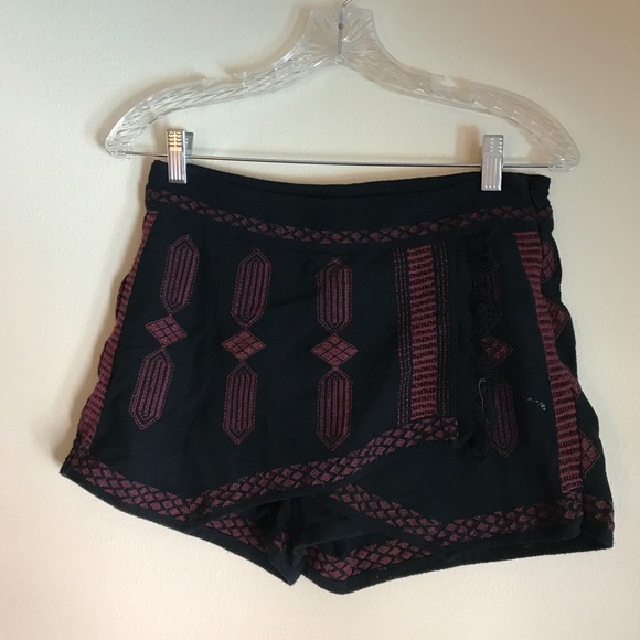 Free People Pants - FREE PEOPLE Embroidered Skort ♥️